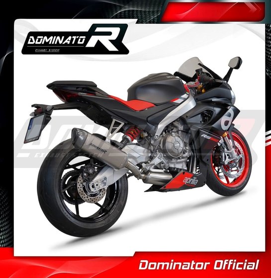 RS 660 (2020 - 2023) full exhaust system ex silencer titanium hp6 | Dominator