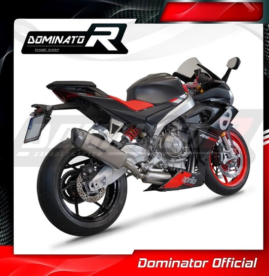 RS 660 (2020 - 2023) full exhaust system ex silencer titanium hp6 | Dominator