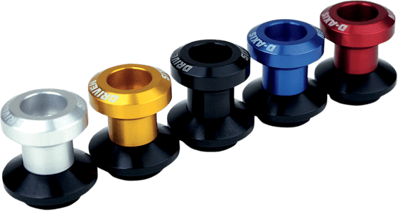 RSV4 1000 (2004 - 2020) 6mm blue d-axis spools for rear suspension | DRIVEN RACING