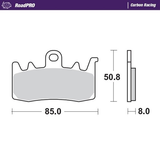 RSV TUONO 1000 (2015 - 2019) carbon racing brake pads | MOTO-MASTER