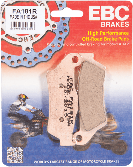 RX 125 (2000 - 2022) r series heavy duty sintered brake pads | EBC