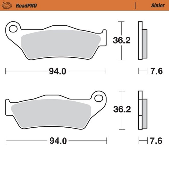 RX 125 (2000 - 2022) sintered front brake pad | MOTO-MASTER