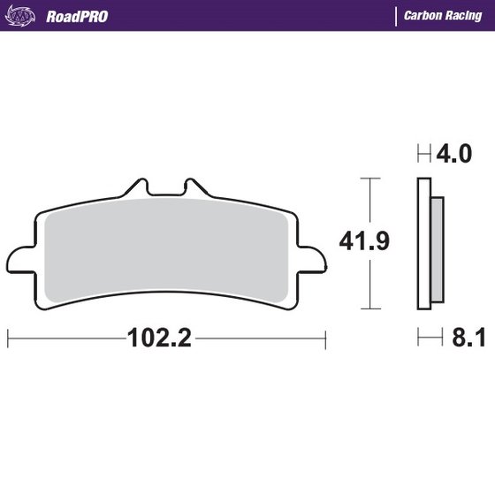 TUONO 1100  V4 (2017 - 2022) carbon racing brake pads | MOTO-MASTER