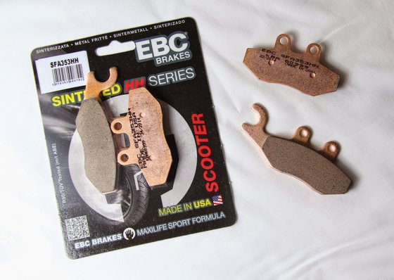 SCARABEO 125 (1999 - 2002) sfahh sintered scooter series pads | EBC