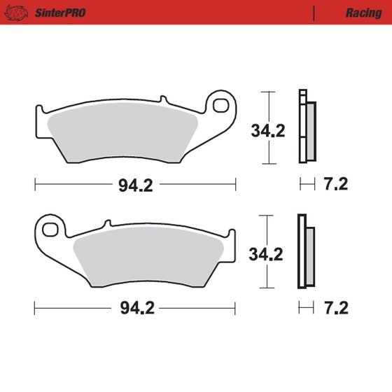 RXV 450 (2006 - 2012) sintered metal racing brake pads | MOTO-MASTER