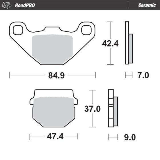 TUONO 125 (2017 - 2020) ceramic brake pad | MOTO-MASTER