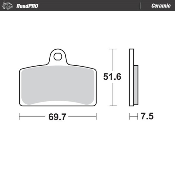 TUONO 125 (2017 - 2022) ceramic brake pad | MOTO-MASTER