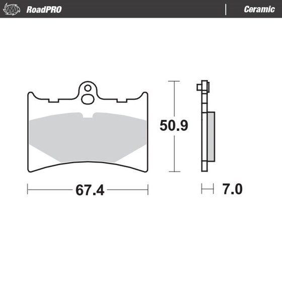 RS 125 (1992 - 2005) ceramic brake pad | MOTO-MASTER