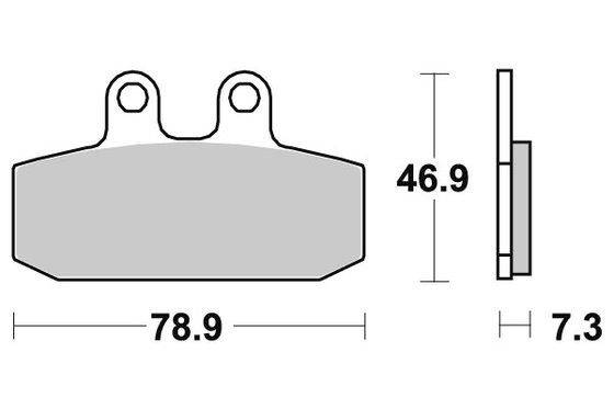 TUAREG 600 (1986 - 1992) brakepads ceramic | SBS