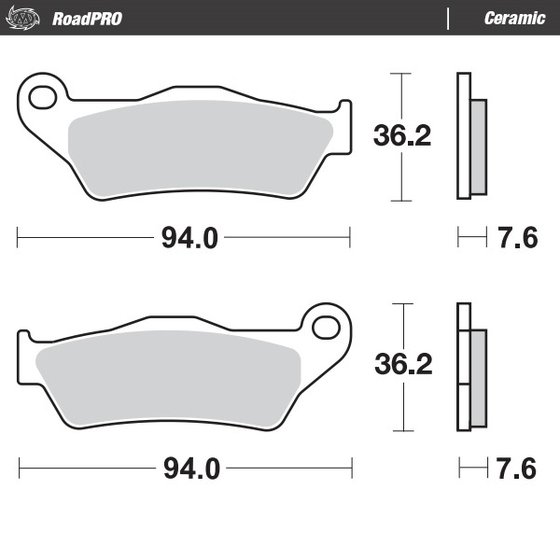 MX 125 SUPERMOTO (2005 - 2006) ceramic brake pad | MOTO-MASTER