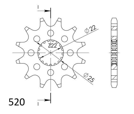 RS 125 REPLICA (1993 - 2003) supersprox / jt front sprocket 394.14 | Supersprox