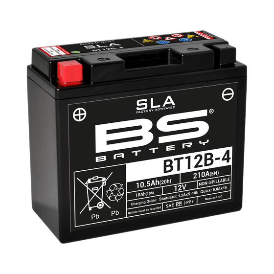 SPORTCITY 125 (2004 - 2008) bt12b-4 sla 12v 210 a battery | BS BATTERY