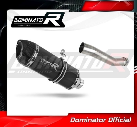 RSV4 1000 (2011 - 2015) exhaust silencer muffler hp1 black | Dominator