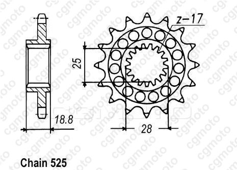 RSV 1000 (2004 - 2017) 137 zrp 108 replacement chain kit with sprockets | REGINA