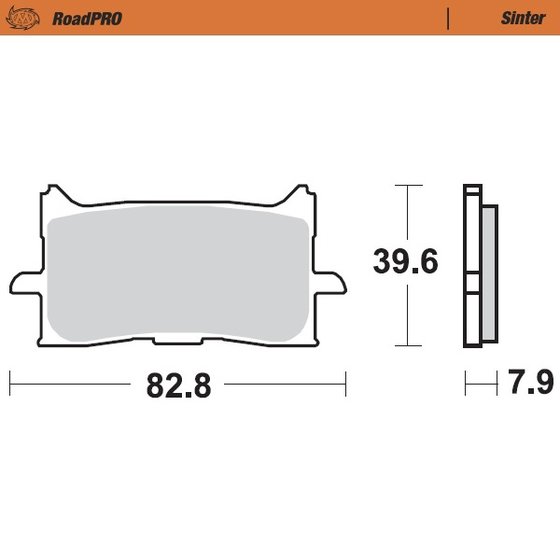 RSV4 1100 (2015 - 2022) sintered front brake pad | MOTO-MASTER