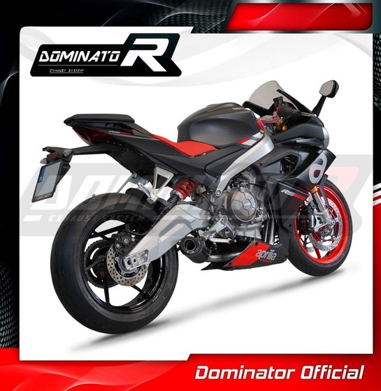 RS 660 (2020 - 2023) full exhaust system silencer hp8 black | Dominator