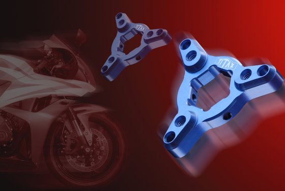 RSV4 1000 (2009 - 2022) front fork adjuster blue | TITAX