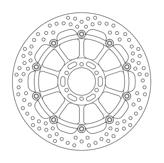 RSV4 1100 (1998 - 2022) moto-master halo brakedisc front aprilia: rsv 1000, benelli, bimota, ducati: st  | MOTO-MASTER