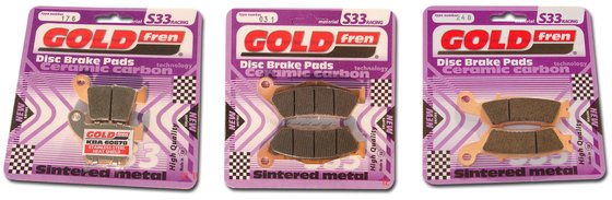 RXV 450 (2005 - 2012) goldfren brake pads 041 ceramic carbon s33 | Goldfren