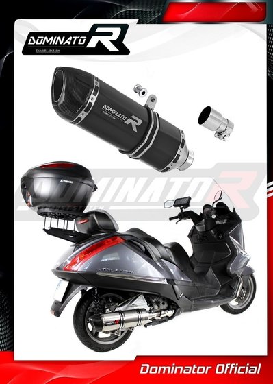 ATLANTIC 500 (1970 - 2022) exhaust silencer muffler hp1 black | Dominator