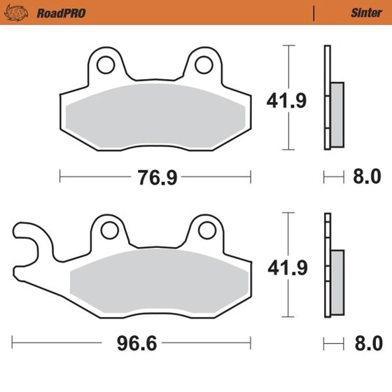 SX 50 SM 2T (2007 - 2015) scooter brake pad | MOTO-MASTER