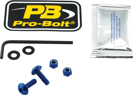 RS4 50 REPLICA (2011 - 2018) license plate screw pack | PRO BOLT