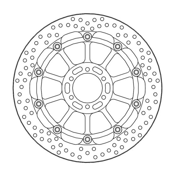 RSV4 1000 (1998 - 2019) halo racing brake disc | MOTO-MASTER