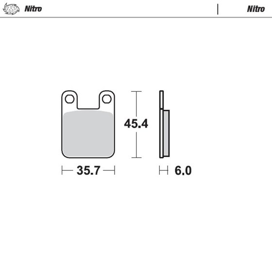 CLIMBER 240 280 300 (1992 - 1992) nitro offroad brake pad | MOTO-MASTER