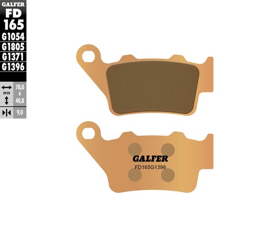 DORSODURO 1200 SMV (2011 - 2016) street sinter brake pad | GALFER