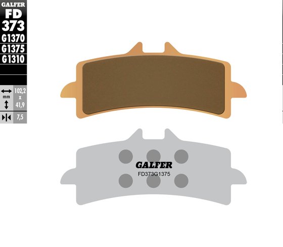 RSV4 1100 (2004 - 2022) sport sinter brake pad | GALFER