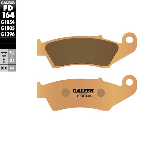 RXV 550 (2006 - 2007) street sinter brake pad | GALFER