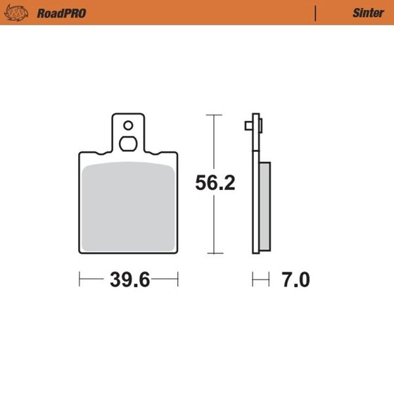 TUAREG 600 (1986 - 1988) sintered rear brake pad | MOTO-MASTER