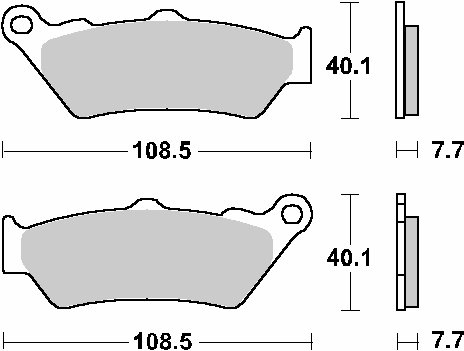 PEGASO 650 (1995 - 2004)  sbs brakepads racing sintered | SBS