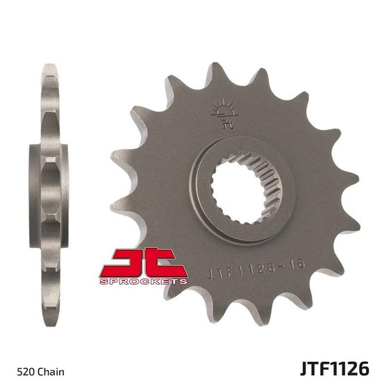 PEGASO 650 TRAIL (2005 - 2008) steel front sprocket | JT Sprockets