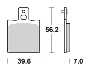 TUAREG 600 (1986 - 1992) brakepads ceramic | SBS