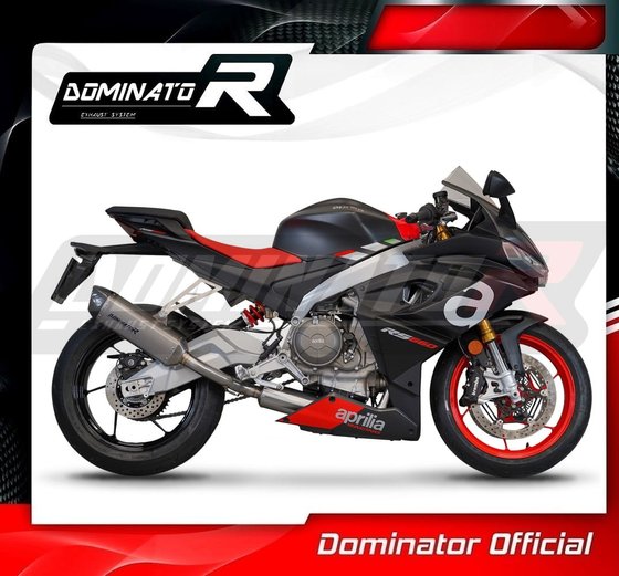 RS 660 (2020 - 2023) full exhaust system ex silencer titanium hp6 | Dominator