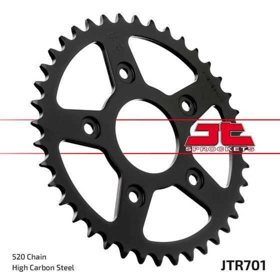 TUONO 125 (2003 - 2007) galinė žvaigždutė 40 dantukų žingsnis 520 jtr70140 | JT Sprockets