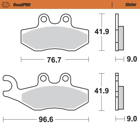 SR 125 (2012 - 2016) scooter brake pad | MOTO-MASTER