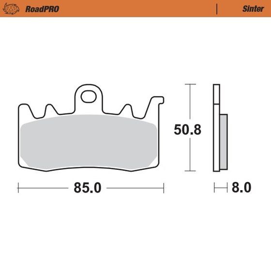 RSV TUONO 1000 (2015 - 2020) sintered front brake pad | MOTO-MASTER