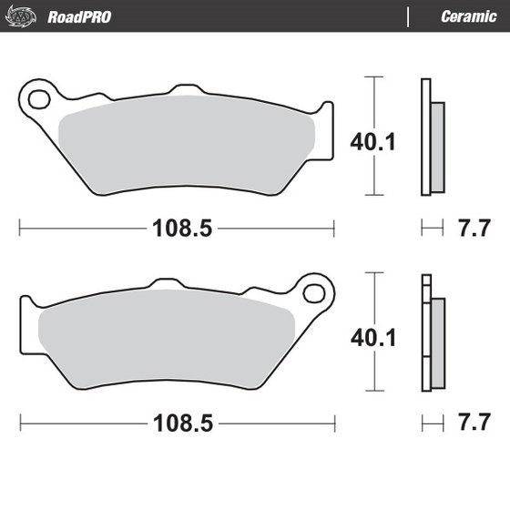 PEGASO 650 (1995 - 2005) ceramic brake pad | MOTO-MASTER