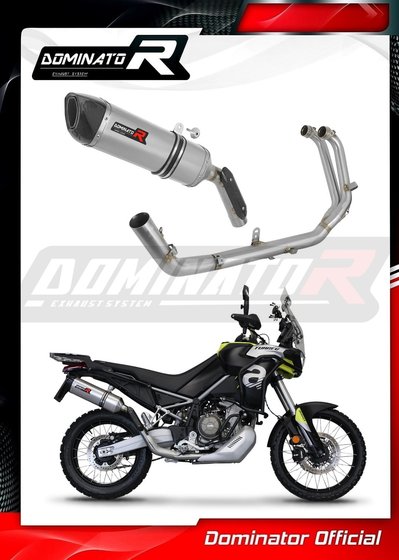 TUAREG 660 (2021 - 2022) full exhaust system silencer hp6 | Dominator