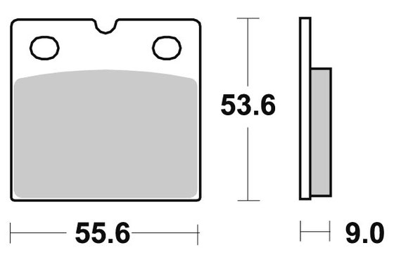 SHIVER 750 (2007 - 2007) sbs brakepads sintered | DOPPLER