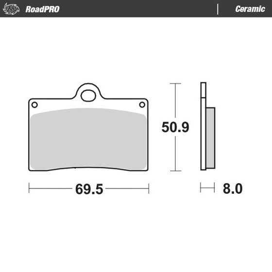 RS 250 (1995 - 1997) ceramic brake pad | MOTO-MASTER