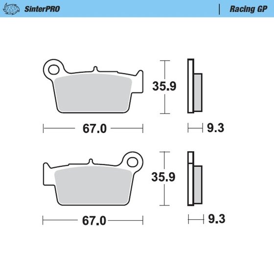 RXV 550 (2006 - 2012) racing brake pad | MOTO-MASTER